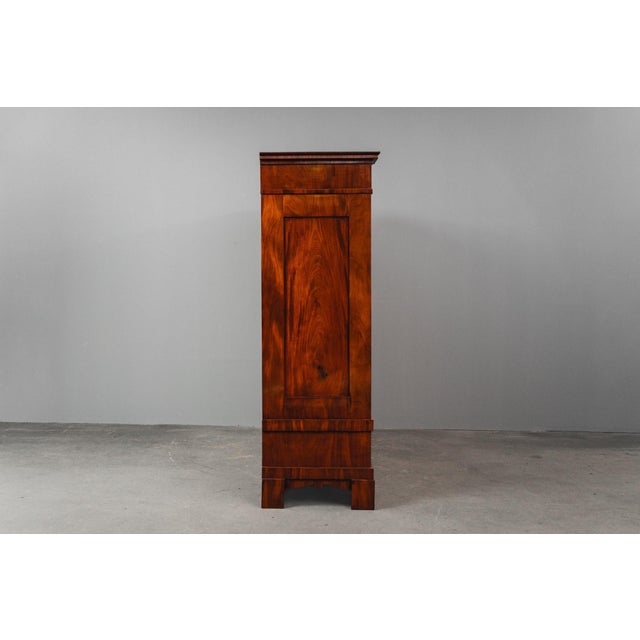 Biedermeier Wardrobe in Mahogany For Sale - Image 5 of 18
