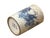 Blue Chinese Distressed White Porcelain Blue Warrior Horse Graphic Holder Vase For Sale - Image 8 of 10