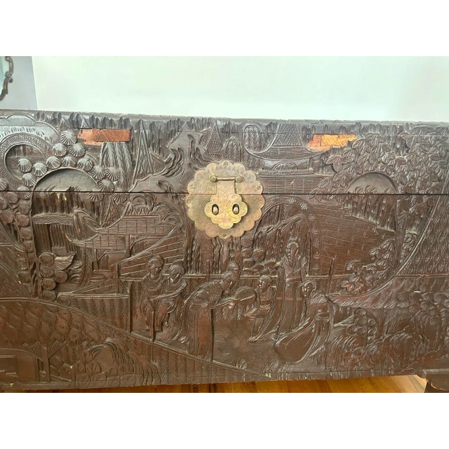 This is an amazing piece. The hand carving is incredible. When you look at all of the parts of the chest it looks like a...