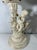 Mid-Century Modern Vintage Mid-Century Modern Hollywood Regency Ceramic Cherub Sunburst Globe Lamps - A Pair For Sale - Image 3 of 16