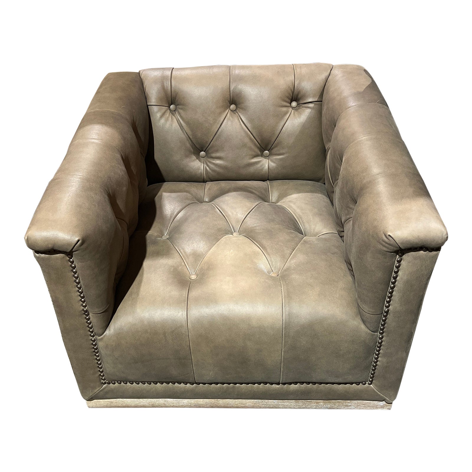 Four Hands Maxx Swivel Chair Chairish