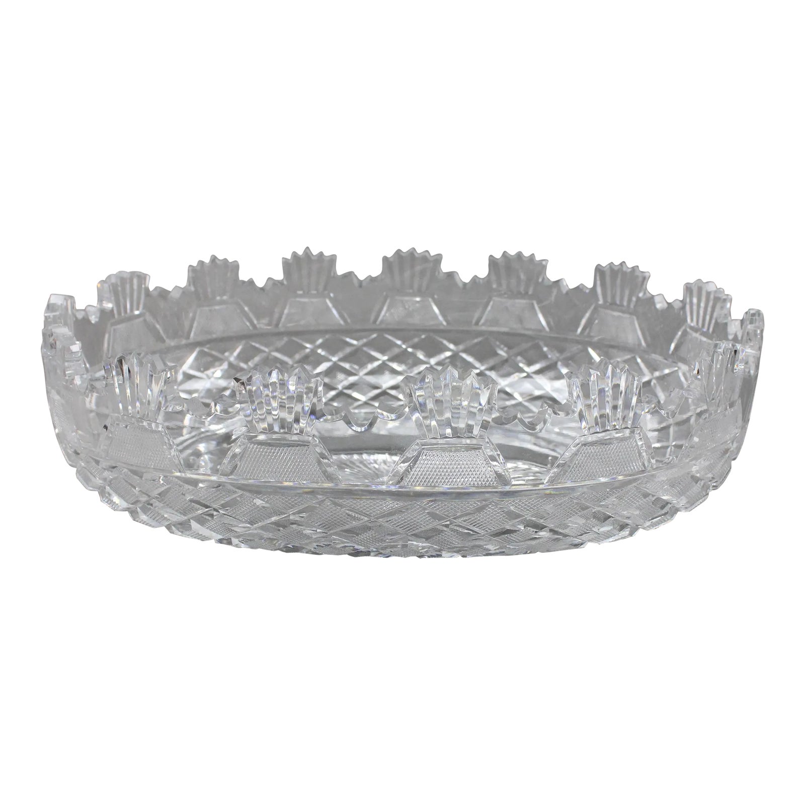 Waterford Crystal Heritage Collection Kennedy Large Oval Centerpiece
