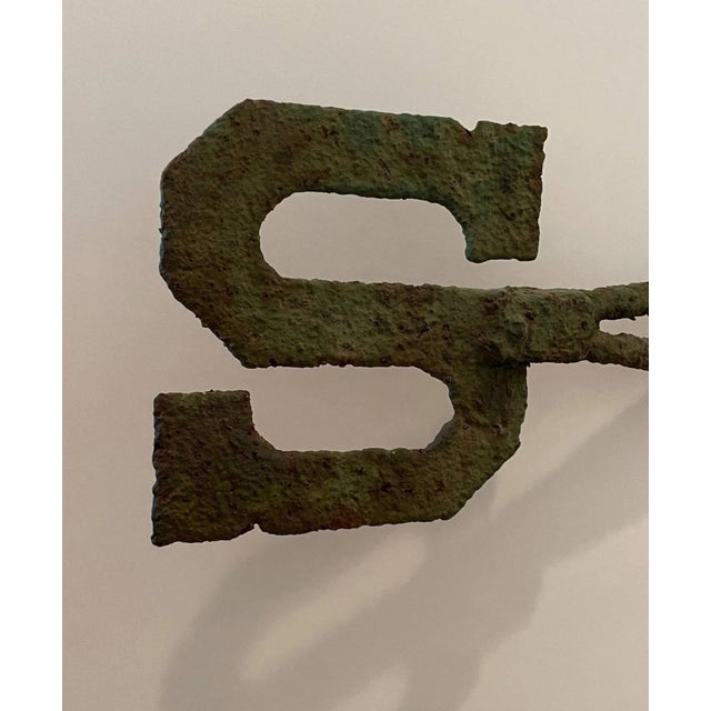 Metal Antique Horse Weather Vane For Sale - Image 7 of 13