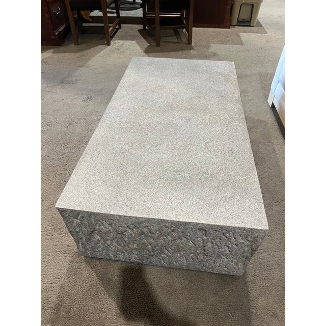 Restoration Hardware Restoration Hardware Cinderblock Style Coffee Table For Sale - Image 4 of 7