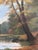 Landscape with Farmhouse, Oil Painting, Framed For Sale - Image 6 of 18