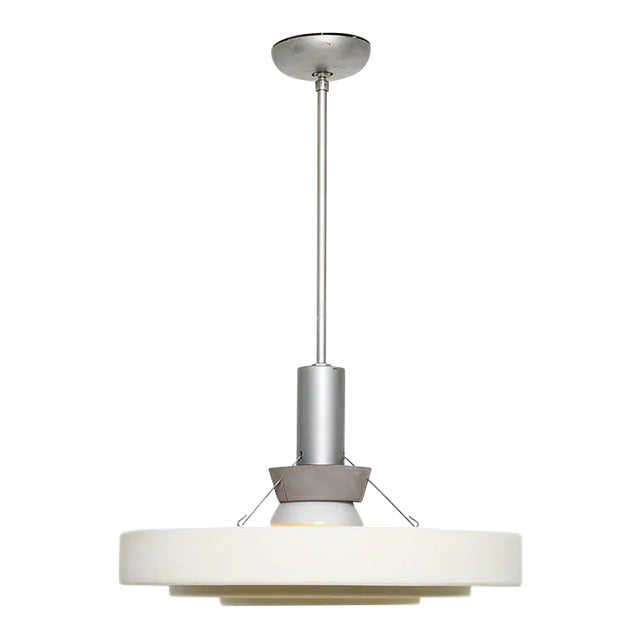 Architectural Aluminum Shade Hanging Lamp For Sale