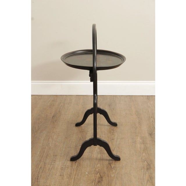 Hand Painted and Decorated Antique Folding Pastry Table For Sale - Image 9 of 12