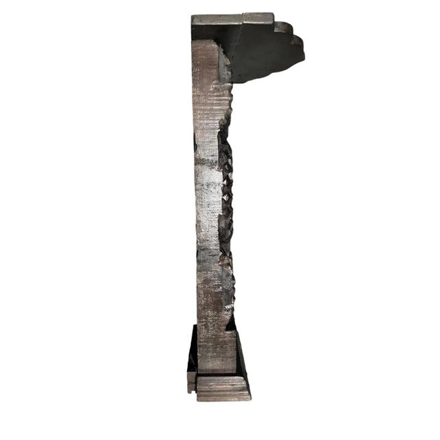 Heavily Carved Mexican Pedestal or Plant Stand For Sale In Saint Louis - Image 6 of 7