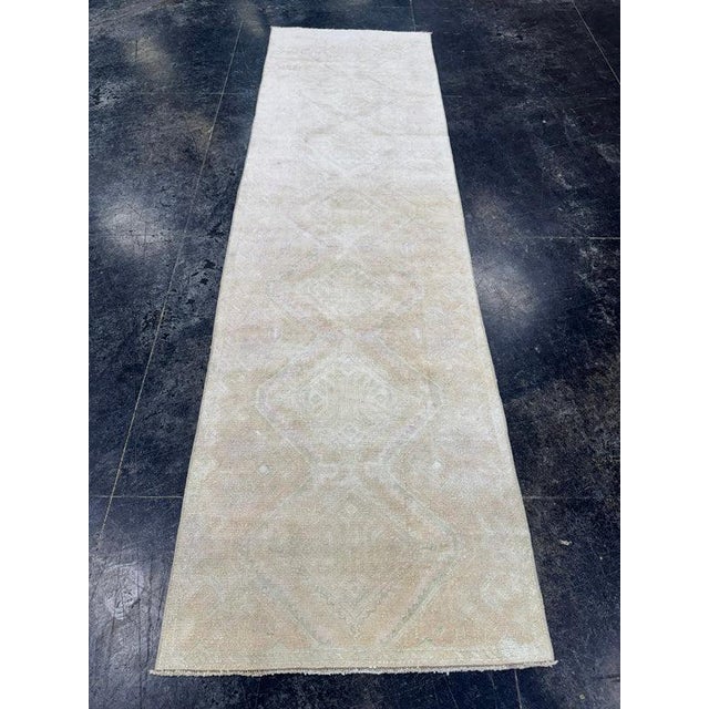Textile Turkish Vintage Rug 2'8" x 9'3" For Sale - Image 7 of 7