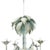 Early 21st Century Vintage Hollywood Regency Style Tolle Palm Tree Bamboo Chandelier For Sale - Image 5 of 11