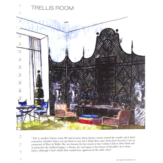 "Drawings and the Design Process - Albert Hadley" 2004 Hadley, Albert (Inscribed) For Sale - Image 17 of 17
