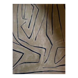 Lee Jofa Modern Graffito Java Fabric gwf-3530.68 Kelly Wearstler v Collection 6 Yards For Sale