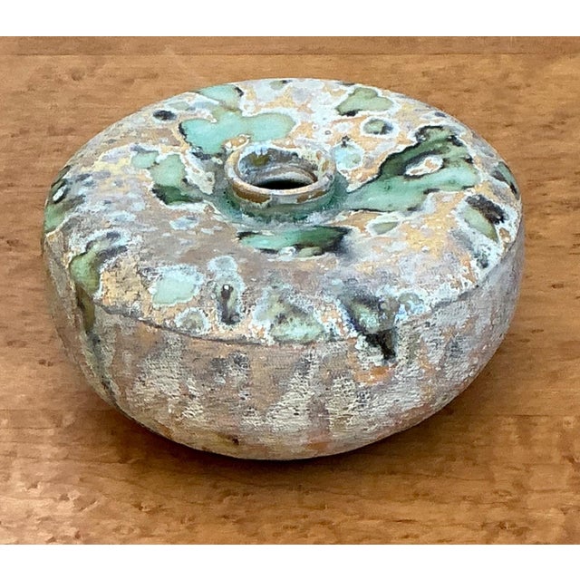 Vintage Abstract Ceramic Vessel For Sale - Image 14 of 18