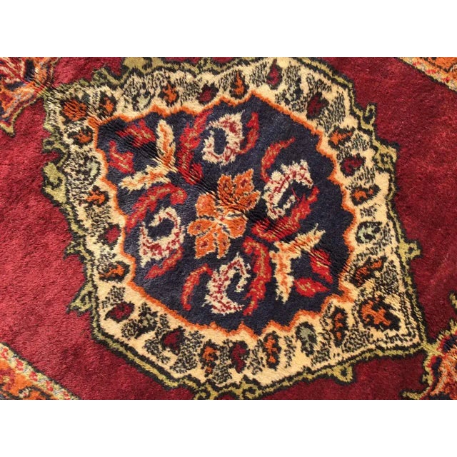 1950's Turkish Rug- 60.5" X 103" For Sale - Image 4 of 11