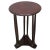 Brown Round Pedestal Table in Beech Wood, 1980s For Sale - Image 8 of 8