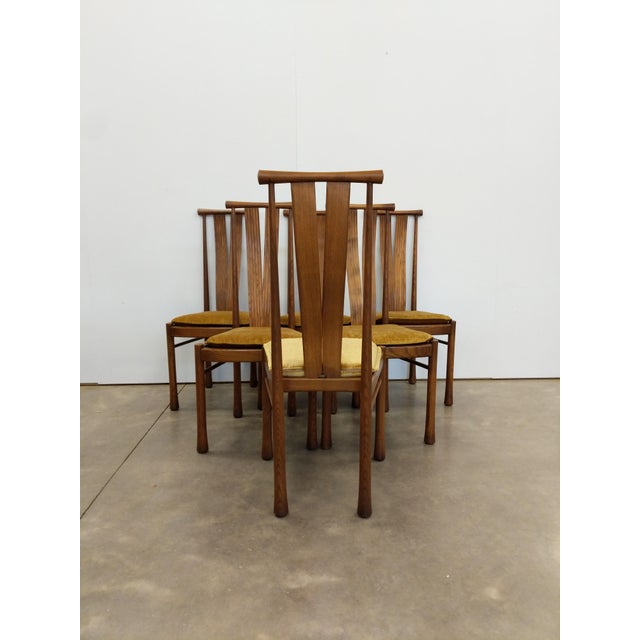 Ercol Set of 6 Vintage Mid Century Modern Dining Chairs by Ercol For Sale - Image 4 of 9