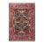 Shabby Chic Artisan Green/Rust Hand Knotted Wool Rug - 8'2'' X 9'10'' For Sale