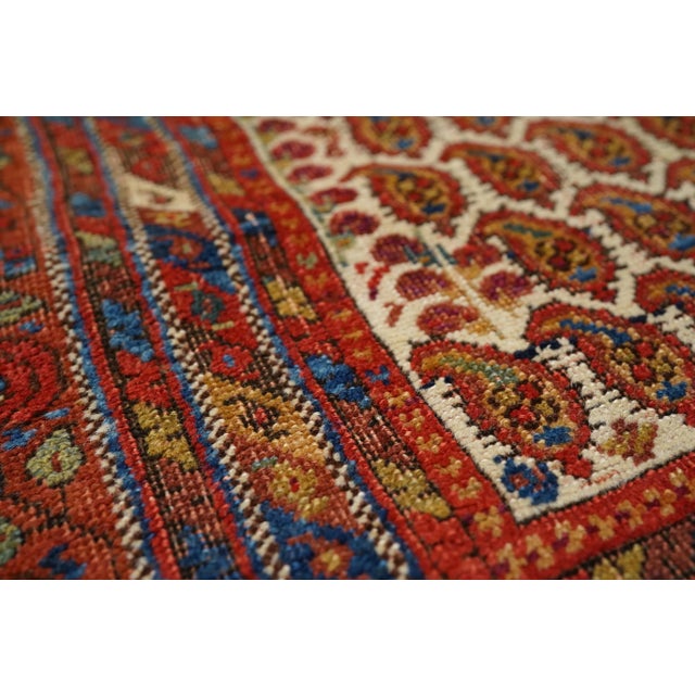 Antique Persian Tribal Afshar Rug 3'2'' X 4'2''` For Sale In New York - Image 6 of 8