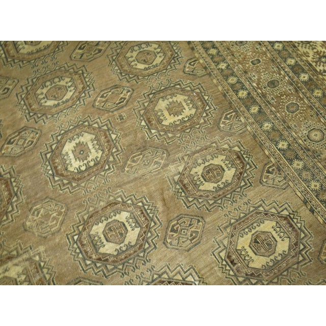 Zabihi Collection Tribal Oversize Antique Ersari Carpet - 13'10" x 23'5" For Sale - Image 12 of 12