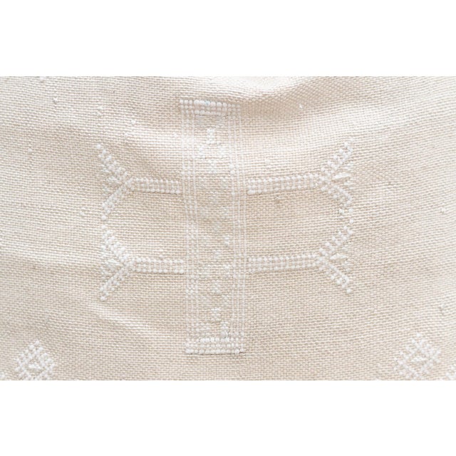 1990s Whispering Medina Silk Rug Pillow For Sale - Image 5 of 7