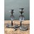Moroccan Vintage Cobra Form Metal Candle Holders For Sale - Image 3 of 12