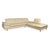 Cream Leather Corner Sofa from Loop For Sale - Image 4 of 18