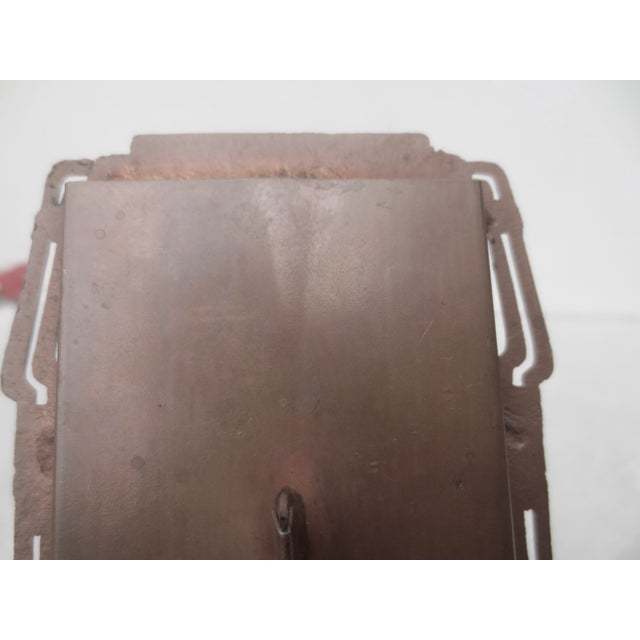 Coppery Art Deco Photo Frame For Sale In New York - Image 6 of 8