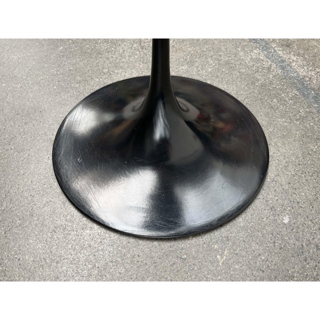 Mid-Century Modern Space Age Black Tulip Side Table Base by Eero Saarinen for Knoll International, 1960s For Sale - Image 17 of 18