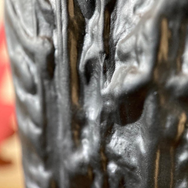 Vintage Rosenthal Black Vase by Martin Freyer For Sale - Image 9 of 12