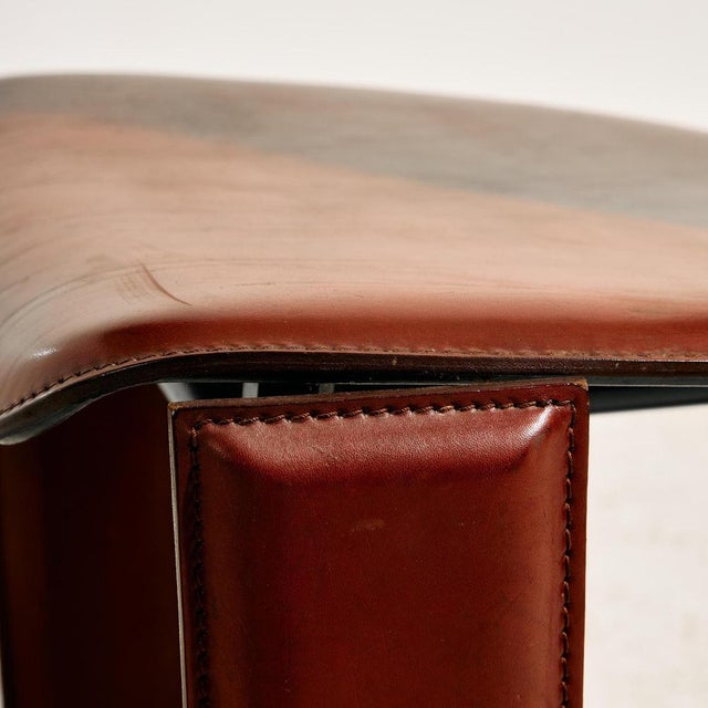 Pietro Costantini Leather Dining Chairs, 1980s, Set of 4 For Sale - Image 9 of 18