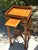 This 1970’s, mahogany, occasional table has amazing fretwork, bamboo-turned and bundled legs—even the stretchers have...