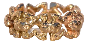The Miano : Mid Century Yellow Gold Band