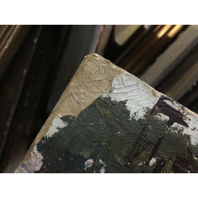 1970s Oil Painting Isle For Sale - Image 10 of 10