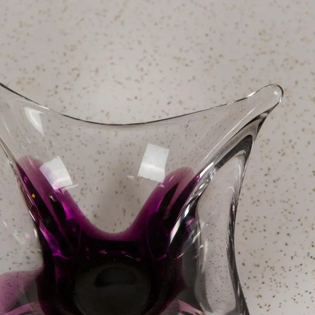 Mid-Century Modern Viola Murano Glass Centerpiece, 1970s For Sale - Image 3 of 6