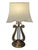Vintage Chelsea House Neoclassical Lyre Table Lamp With Lamp Shade For Sale - Image 11 of 18