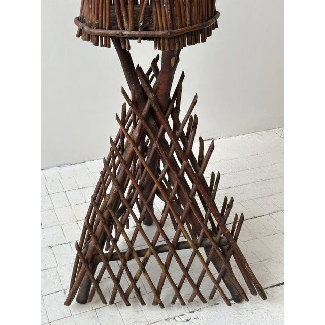 Antique Sculptural Rural Handicraft Bentwood Plant Stand, Circa Late 19th Century For Sale In New York - Image 6 of 18
