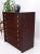 Paul Frankl for Johnson Brass X Pulls High Chest of Drawers Dresser Cabinet For Sale - Image 9 of 13