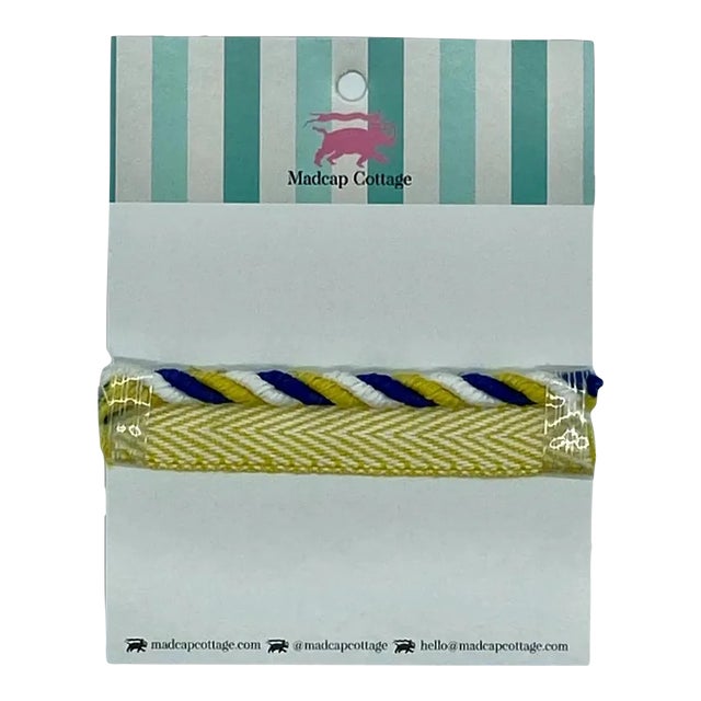 Knot's Landing 1/4" Flange - Indoor/Outdoor Trim Lemon Grove Yellow For Sale