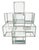 The Hand-Made Beveled Glass Mirror 11 Cube 3 Tier Tealite Votive Candle Holder by The Working Glass in Berkeley, CA is a...