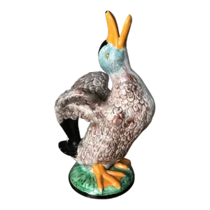 Vintage Bordallo Pinheiro Large Mallard Duck Ewer