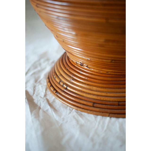 Decorative Rattan Basket from Vivai del Sud, Italy, 1960s For Sale - Image 11 of 12