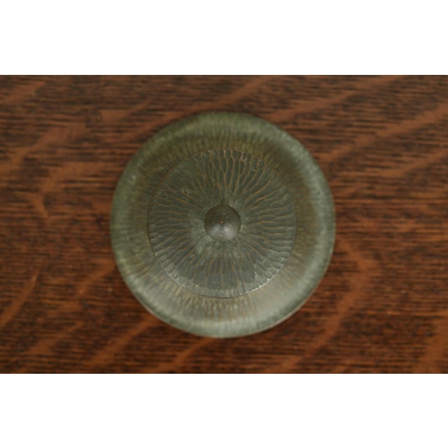 Early 20th Century Roycroft Arts & Crafts Brass Over Copper Inkwell, Circa 1920s For Sale - Image 5 of 11