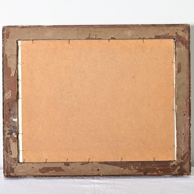 French 19th Century Framed Seaside Lithograph For Sale - Image 9 of 10