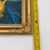 Blue Original Signed Floral Still Life Painting on Canvas Framed For Sale - Image 8 of 10