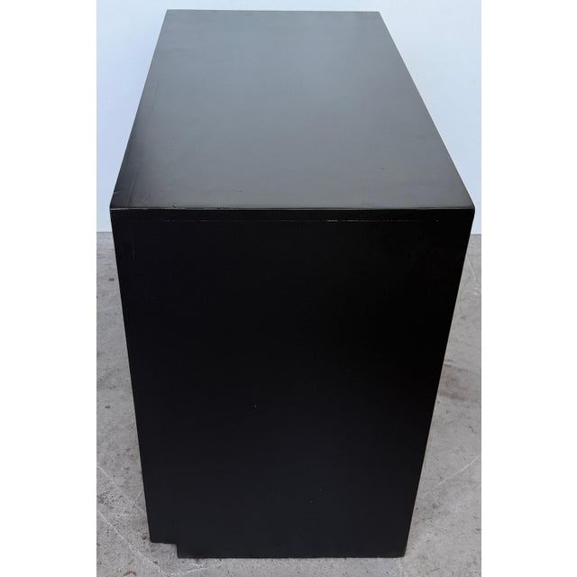 Mid 20th Century Dorothy Draper España Black Lacquer Chest for Heritage, Hollywood Regency, 1950s For Sale - Image 5 of 14