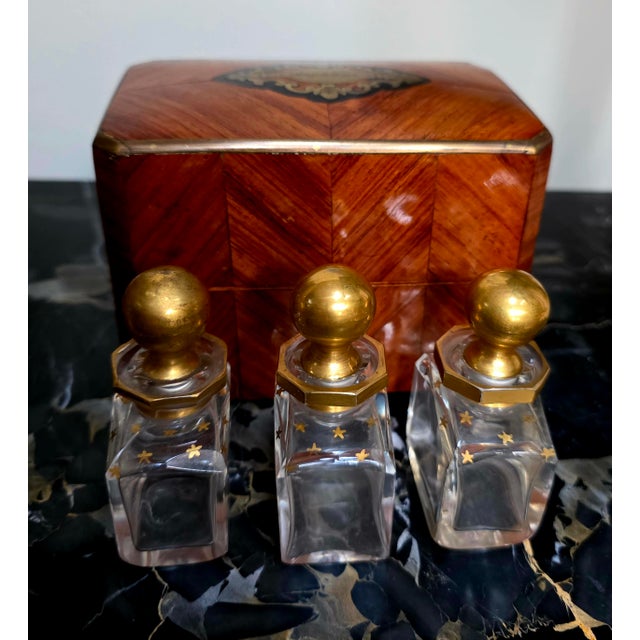Antique French Napoleon III Era Scent Caddy / Perfume Box, dating back to the mid-to-late 19th century (circa...