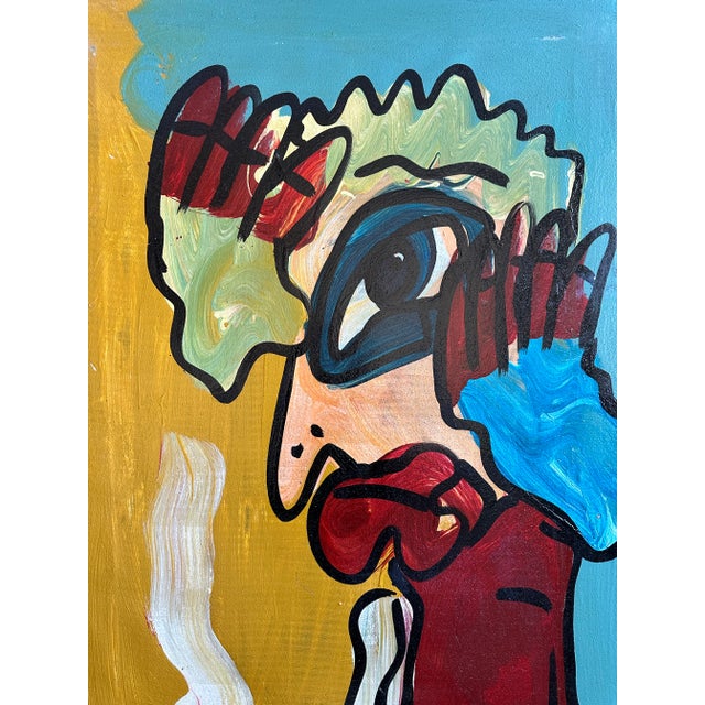 Abstract Expressionism Original Peter Keil Painting - Junge Wilde Collection For Sale - Image 3 of 5
