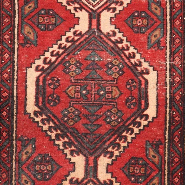 Heavy Knot Handmade Asian Rug in Cotton & Wool For Sale - Image 4 of 12