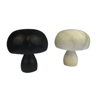 Portuguese Marble Mushroom Decors for Marblarte, 1970s, Set of 2 For Sale