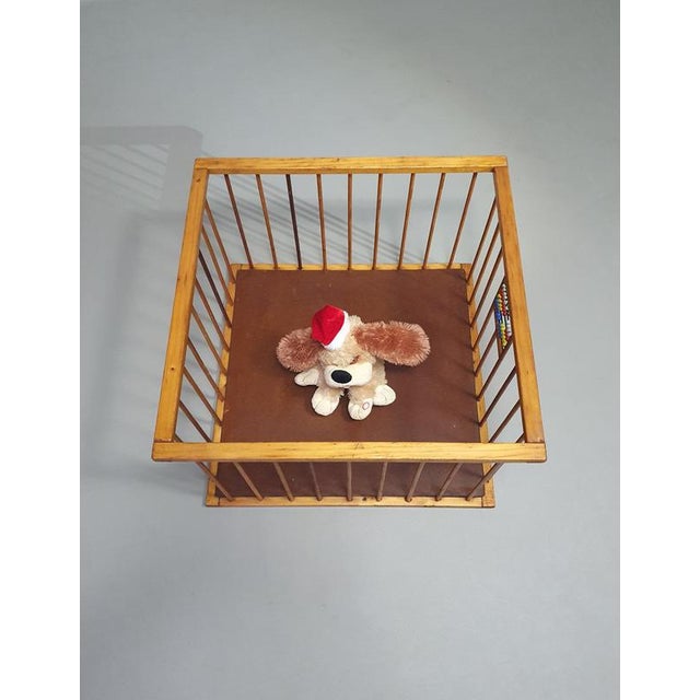 Wood Doggy Box or Playpen, 1930s For Sale - Image 7 of 18
